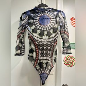 Sheer bodysuit Sz. S